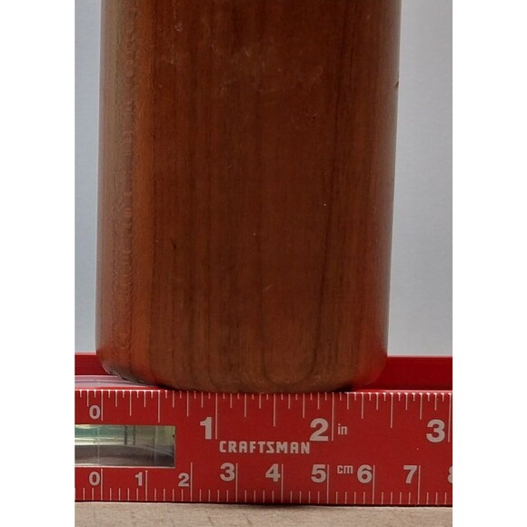 14" Tall Large Wood Pepper Grinder Commercial Mill Wine Bottle Fieldstone VTG - Picture 12 of 13